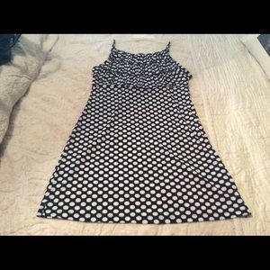 Tank dress with layered top